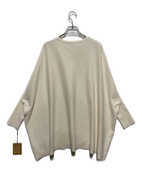 BEARDSLEY（ビアズリー）BEARDSLEY (ビアズリー) コットンビッグニット アイボリー サイズ:FREE 未使用品の古着・服飾アイテム