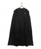DANTONダントン）の古着「Sleeveless long shirt」｜ブラック