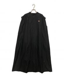 DANTON（ダントン）の古着「Sleeveless long shirt」｜ブラック