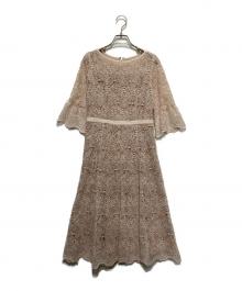 ANAYI（アナイ）の古着「ライトケミカルフラワー」｜ベージュ
