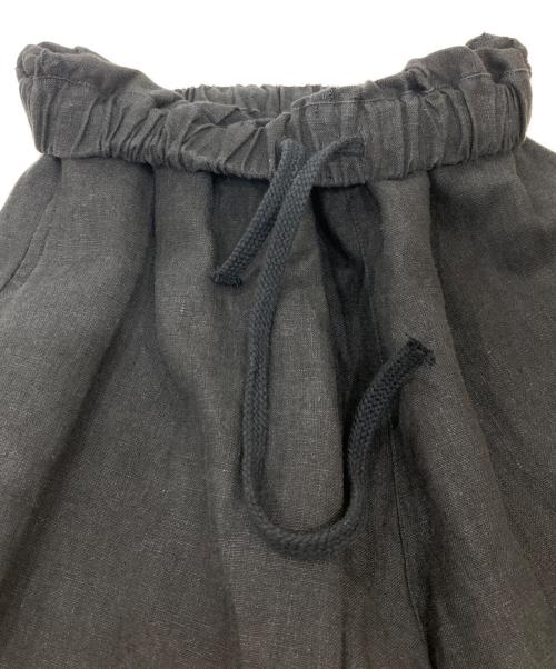 オローネ（オローネ）オローネ (オローネ) リネンパンツ ブラック サイズ:表記無の古着・服飾アイテム