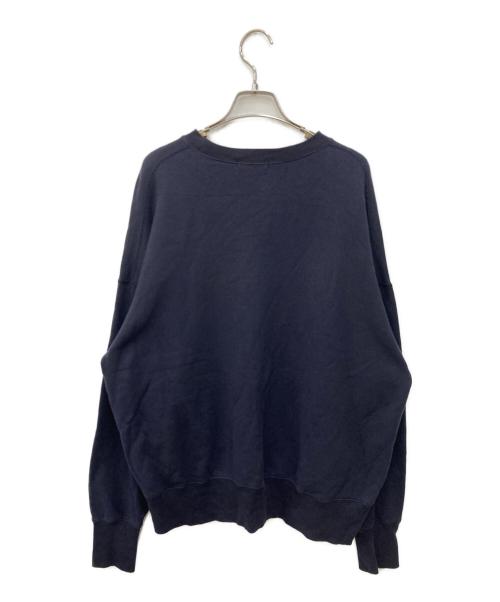KAGURE（カグレ）kagure (カグレ) コットンリヨセルスウェットプルオーバー ネイビー サイズ:Freeの古着・服飾アイテム