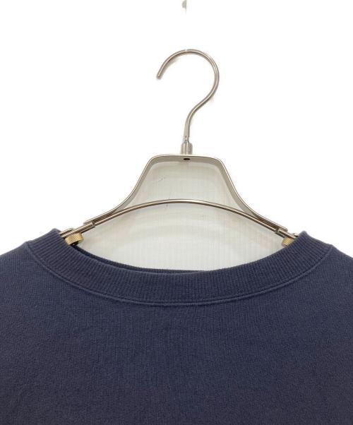 KAGURE（カグレ）kagure (カグレ) コットンリヨセルスウェットプルオーバー ネイビー サイズ:Freeの古着・服飾アイテム