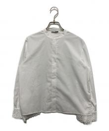 theory luxe（セオリーリュクス）の古着「LILA L LUXECOTTON ブラウス」｜ホワイト