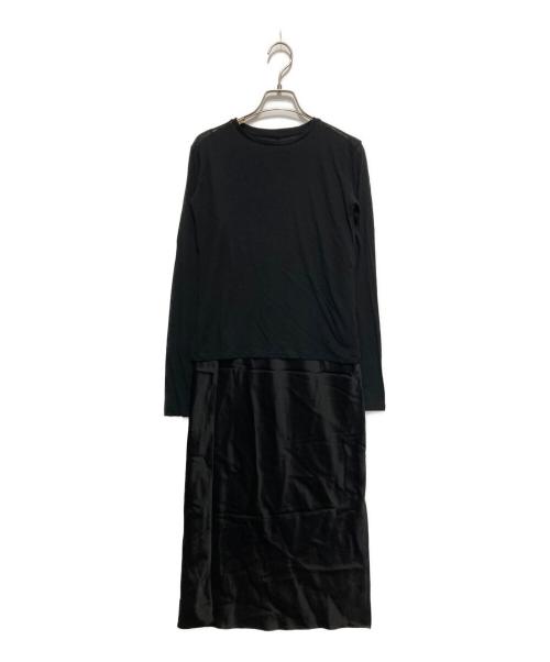 theory（セオリー）theory (セオリー) Peak Knit Telson J キャミソールワンピース ブラック サイズ:Sの古着・服飾アイテム