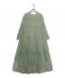 ne quittez pas（ヌキテパ）の古着「Cotton Voile Tiered Maxi Dress」｜グリーン