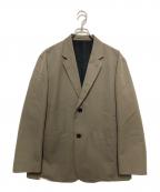 MARGARET HOWELLマーガレットハウエル）の古着「COTTON WOOL OXFORD テーラードジャケット」｜ブラウン