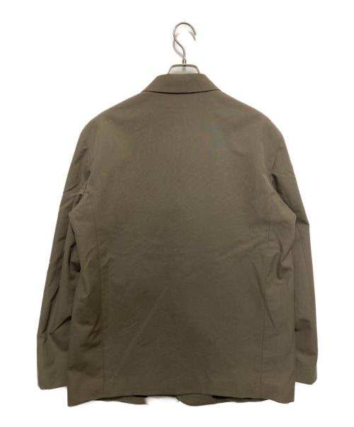 MARGARET HOWELL（マーガレットハウエル）MARGARET HOWELL (マーガレットハウエル) COTTON WOOL OXFORD テーラードジャケット ブラウン サイズ:Lの古着・服飾アイテム