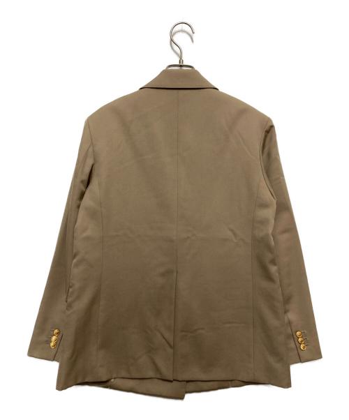 MACPHEE（マカフィー）MACPHEE (マカフィー) ウールギャバジン ダブルブレストジャケット ベージュ サイズ:36の古着・服飾アイテム