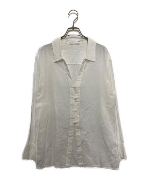 Plage（プラージュ）Plage (プラージュ) effortless shirt ホワイト サイズ:表記なしの古着・服飾アイテム