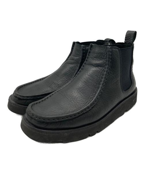 CLARKS（クラークス）CLARKS (クラークス) WALLA CHELSEA サイドゴアシューズ ブラック サイズ:51/2の古着・服飾アイテム