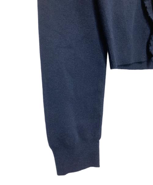 Snidel（スナイデル）Snidel (スナイデル) ビジューカラーニットカーディガン ネイビー サイズ:F 未使用品の古着・服飾アイテム