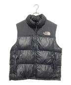 THE NORTH FACEザ ノース フェイス）の古着「NUPTSE ON BALL VEST　ヌプシ オン ボール ベスト」｜ブラック