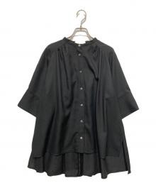 ADORE（アドーア）の古着「カレンダーストレッチブラウス」｜ブラック