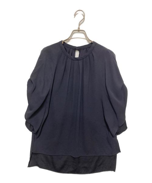 ADORE（アドーア）ADORE (アドーア) ポアリージョーゼットブラウス ブラック サイズ:38の古着・服飾アイテム