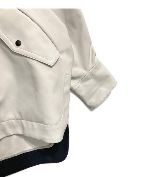 ADORE（アドーア）ADORE (アドーア) クリアストレッチブルゾン アイボリー サイズ:38の古着・服飾アイテム