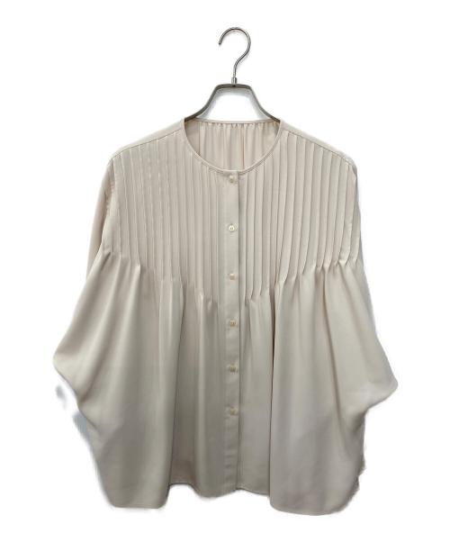 ADORE（アドーア）ADORE (アドーア) ピンタックブラウス アイボリー サイズ:38の古着・服飾アイテム