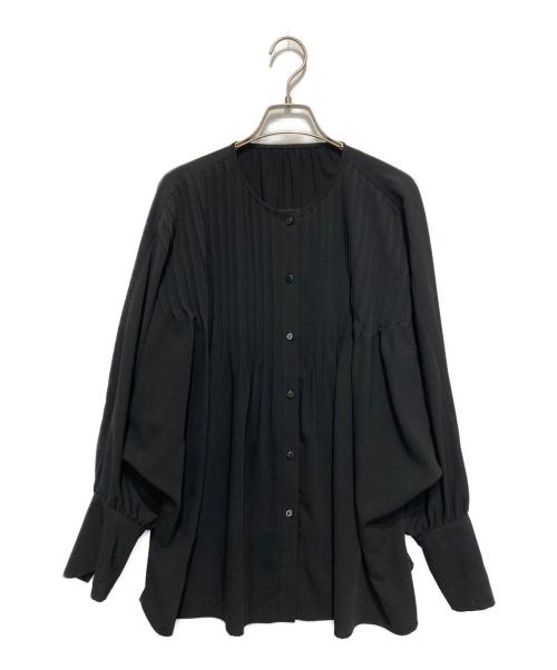 ADORE（アドーア）ADORE (アドーア) ピンタックブラウス ブラック サイズ:38の古着・服飾アイテム