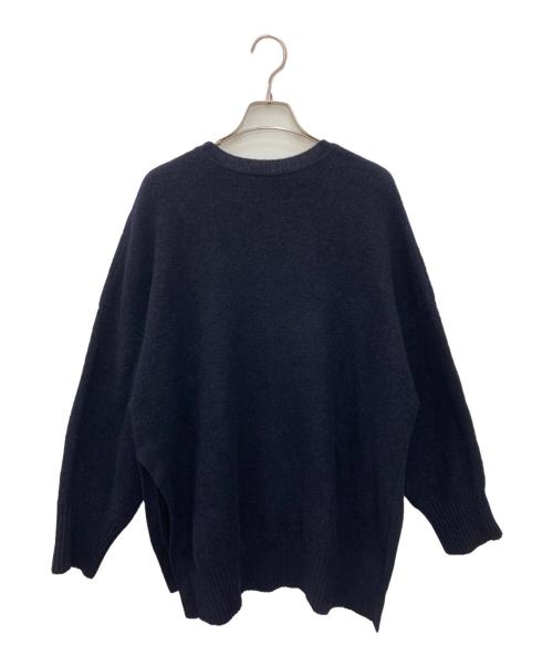 ADORE（アドーア）ADORE (アドーア) パイルニットプルオーバー ネイビー サイズ:38の古着・服飾アイテム