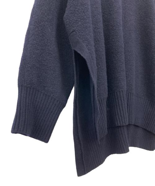 ADORE（アドーア）ADORE (アドーア) パイルニットプルオーバー ネイビー サイズ:38の古着・服飾アイテム