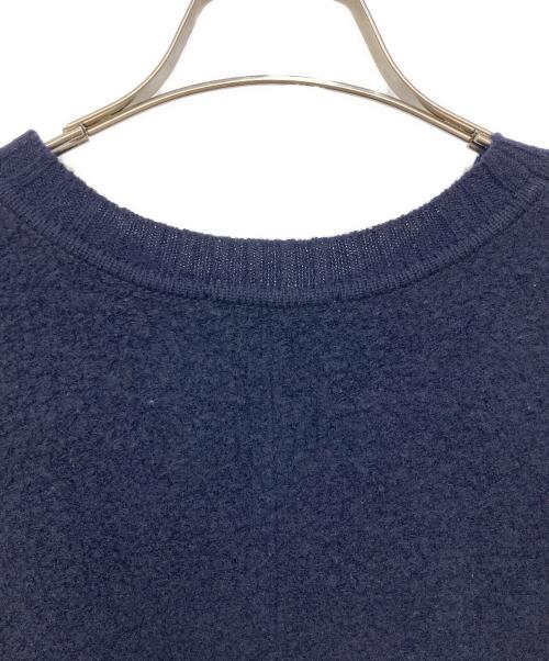 ADORE（アドーア）ADORE (アドーア) パイルニットプルオーバー ネイビー サイズ:38の古着・服飾アイテム