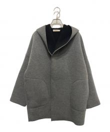 ebure（エブール）の古着「ボンディング フーデッド コート」｜グレー