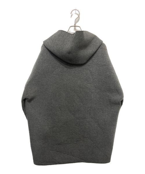 ebure（エブール）EBURE (エブール) ボンディング フーデッド コート グレー サイズ:38の古着・服飾アイテム