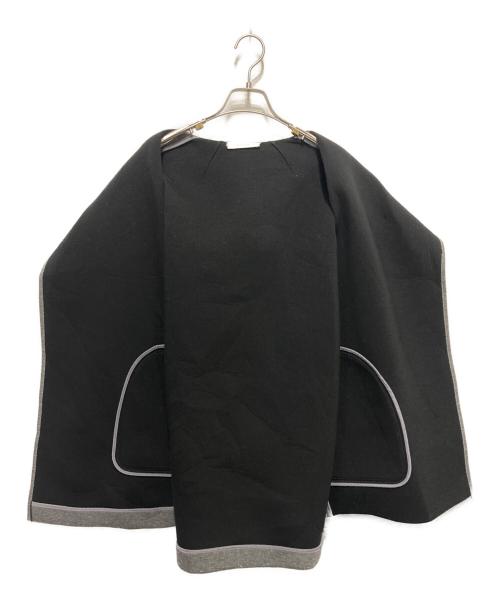ebure（エブール）EBURE (エブール) ボンディング フーデッド コート グレー サイズ:38の古着・服飾アイテム