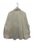 My Beautiful Landlet (マイビューティフルランドレット) NYLON TAFFETA BIG RAGLAN SHIRT　ナイロン タフタ ビッグ ラグラン シャツ ベージュ：12000円