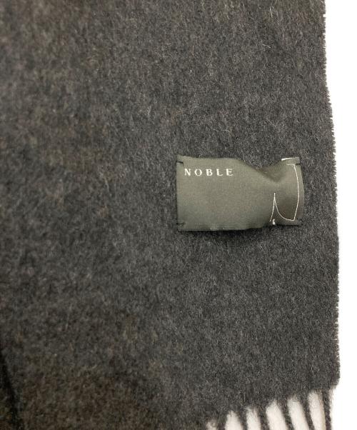 Noble（ノーブル）Noble (ノーブル) 大判ストール グレーの古着・服飾アイテム