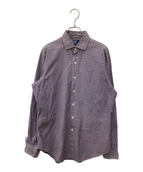 POLO RALPH LAUREN（ポロ・ラルフローレン）POLO RALPH LAUREN (ポロ・ラルフローレン) ESTATE CLASSIC FIT shirt パープル サイズ:Ｍの古着・服飾アイテム