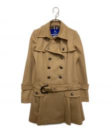 BURBERRY BLUE LABEL（バーバリー ブルー レーベル）の古着「メタル釦ウールトレンチコート」｜ベージュ