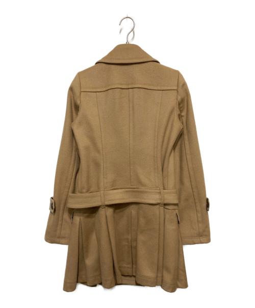 BURBERRY BLUE LABEL（バーバリー ブルー レーベル）BURBERRY BLUE LABEL (バーバリー ブルー レーベル) メタル釦ウールトレンチコート ベージュ サイズ:38の古着・服飾アイテム