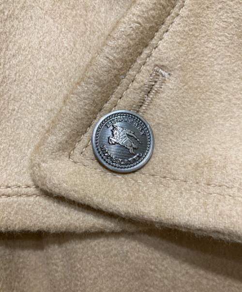 BURBERRY BLUE LABEL（バーバリー ブルー レーベル）BURBERRY BLUE LABEL (バーバリー ブルー レーベル) メタル釦ウールトレンチコート ベージュ サイズ:38の古着・服飾アイテム