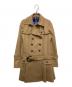 BURBERRY BLUE LABEL（バーバリー ブルー レーベル）の古着「メタル釦ウールトレンチコート」｜ベージュ