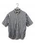 Eddie Bauer（エディーバウアー）の古着「90s RUFTON TWILL BD stripe Shirt」｜ホワイト×グレー