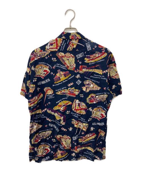 SCHOTT BROS.（ショット）SCHOTT BROS. (ショット) アロハシャツ ネイビー サイズ:Ｍの古着・服飾アイテム