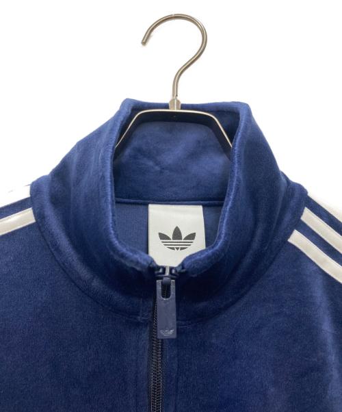 adidas（アディダス）adidas (アディダス) FB TT ベロア トラックトップ ネイビー サイズ:Ｍの古着・服飾アイテム