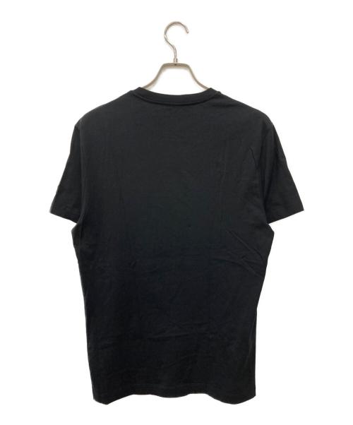 VERSACE（ヴェルサーチェ）VERSACE (ヴェルサーチェ) 刺繍ロゴTシャツ ブラック サイズ:Ｍ　180/92Aの古着・服飾アイテム