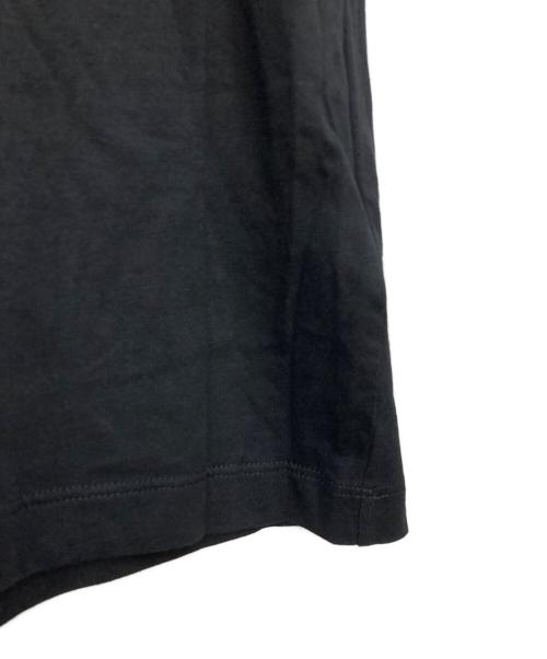 VERSACE（ヴェルサーチェ）VERSACE (ヴェルサーチェ) 刺繍ロゴTシャツ ブラック サイズ:Ｍ　180/92Aの古着・服飾アイテム