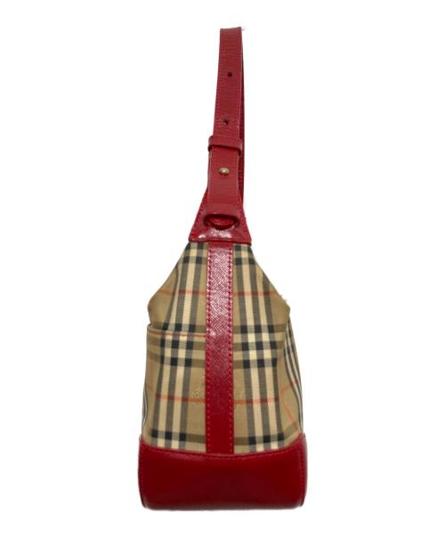 BURBERRY（バーバリー）BURBERRY (バーバリー) シャドーホースワンショルダーバッグ ブラウンの古着・服飾アイテム