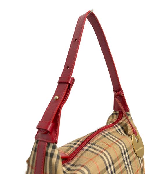 BURBERRY（バーバリー）BURBERRY (バーバリー) シャドーホースワンショルダーバッグ ブラウンの古着・服飾アイテム