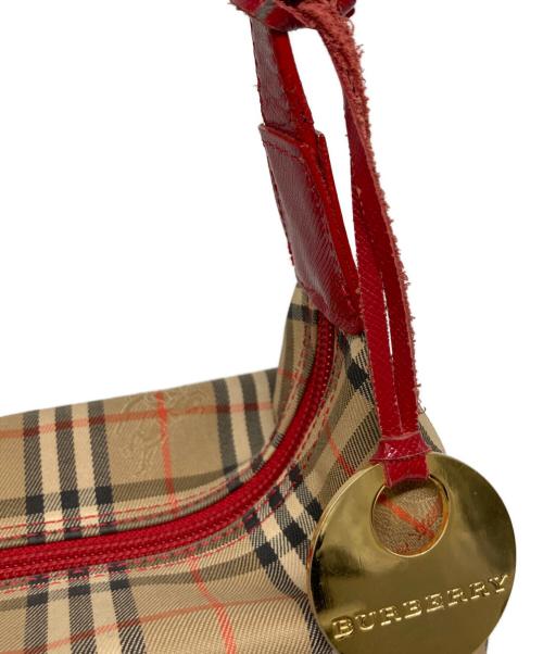 BURBERRY（バーバリー）BURBERRY (バーバリー) シャドーホースワンショルダーバッグ ブラウンの古着・服飾アイテム