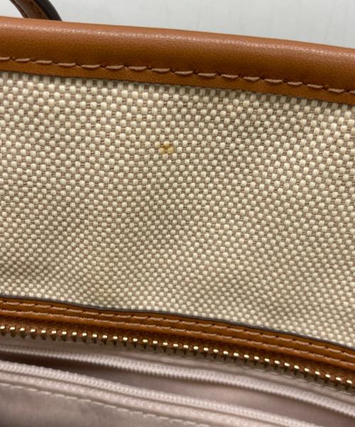 Kate Spade（ケイトスペード）Kate Spade (ケイトスペード) キャンバストートバッグ アイボリーの古着・服飾アイテム