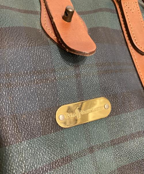 POLO RALPH LAUREN（ポロ・ラルフローレン）POLO RALPH LAUREN (ポロ・ラルフローレン) 3点留ボストンバッグの古着・服飾アイテム