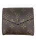 LOUIS VUITTON (ルイ ヴィトン) 2つ折り財布 ブラウン：8000円