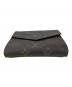 中古・古着 LOUIS VUITTON (ルイ ヴィトン) 2つ折り財布 ブラウン：8000円