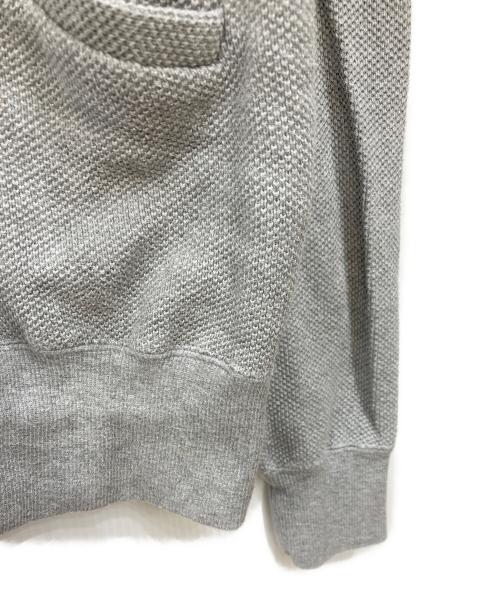 Hysteric Glamour（ヒステリックグラマー）Hysteric Glamour (ヒステリックグラマー) HAVE FUNワッペン カーディガン グレー サイズ:Ｍの古着・服飾アイテム