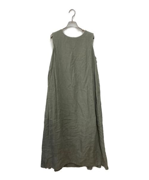 CAVEZA ROSSO（カベサ ロッソ）CAVEZA ROSSO (カベサ ロッソ) ノースリーブワンピース グリーン サイズ:38の古着・服飾アイテム