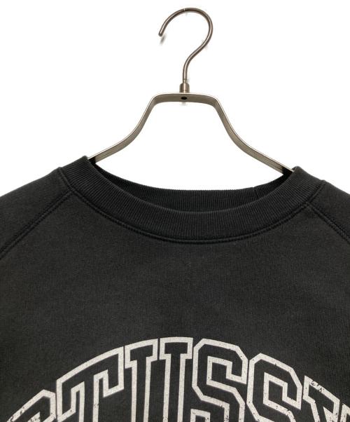 stussy（ステューシー）stussy (ステューシー) Overlock Varsity Raglan Crew グレー サイズ:M 未使用品の古着・服飾アイテム